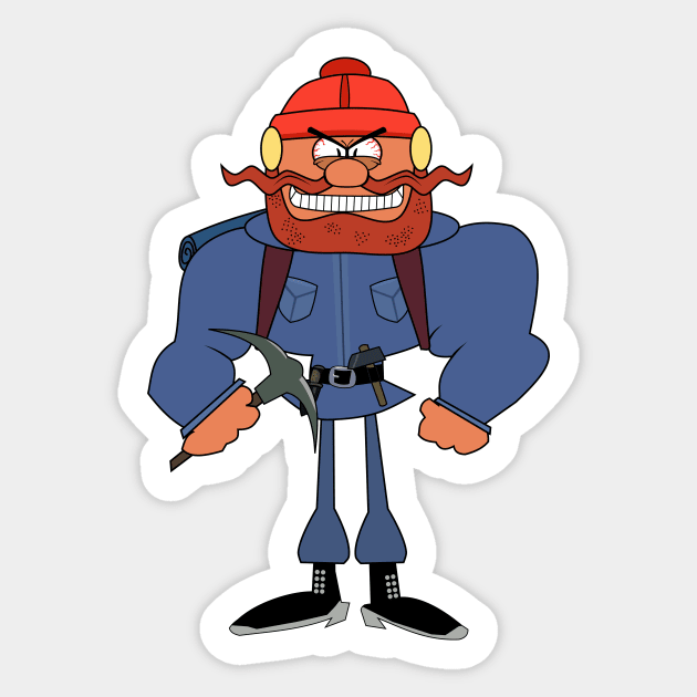 Yukon Cornelius Sticker by TGprophetdesigns